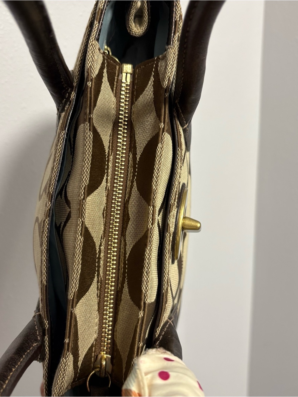 Vintage 2008 Coach Hamptons Madeline Signature Satchel (Style 12463) – Excellent - Picture 11 of 16